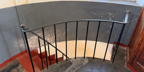 L'escalier du phare d'Albion