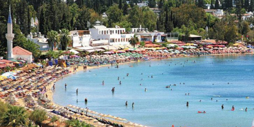 The beach