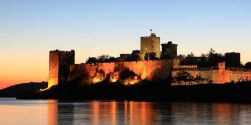 Saint Peter Castle by night