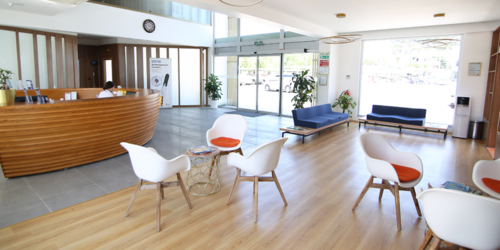 The waiting room