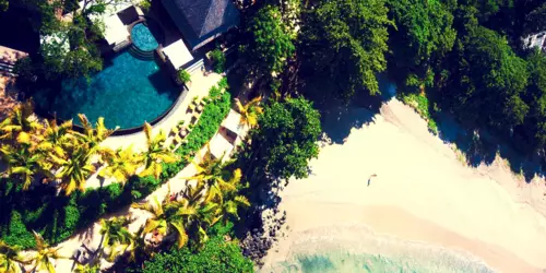 Tamarina Boutique Hotel arial view