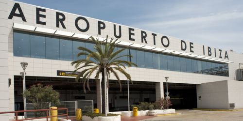 Ibiza Airport main gate