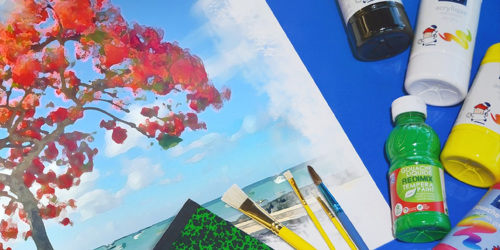 Peindre et colorier - Bureau Vallée - Grand Baie