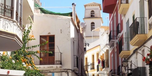 The Old City of Ibiza streets