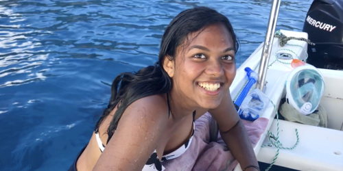 After snorkeling - Coin de Mire - Mauritius