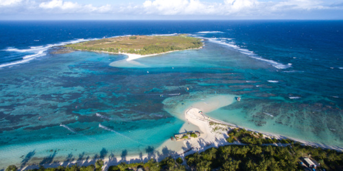 Gabriel Island view from the Flat Island