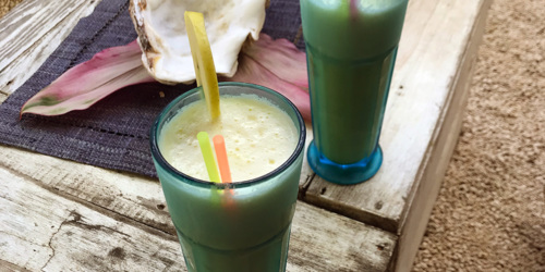 Jus de fruit frais à la Cabane du Pecheur