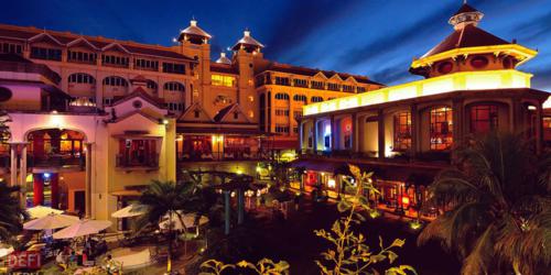 Caudan Waterfront at Night