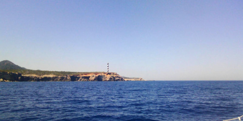 Punta d’es Moscarter Lighthouse in Ibiza