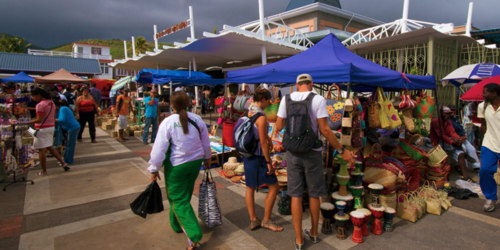 bazaar market Port Mathurin