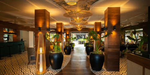 N'joy Restaurant in Grand Bay - on La Cuvette beach