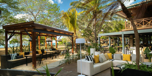 N'joy Restaurant in Grand Bay - on La Cuvette beach
