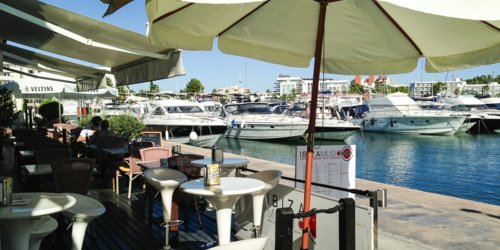 Pleasance port of Santa Eulalia, Ibiza