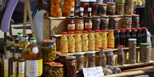 Sunday market in San Juan de Labritja, Ibiza