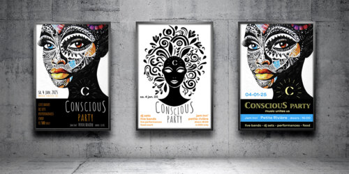 Conscious Party - Promo Posters 2025