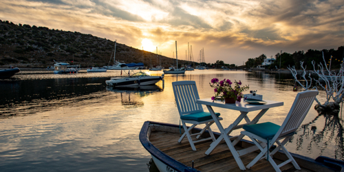 Coucher de soleil à Gümüşlük [©Cécilier Phot. Int.]
