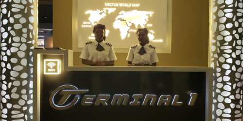 Welcome Desk at Terminal 1 Restaurant - Trou aux Biches