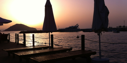 Coucher de soleil à Turgutreis [© André S.]