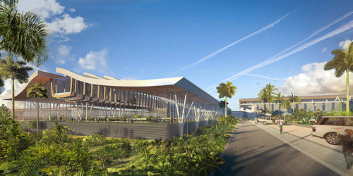 Reunion Island Roland Garros airport in 2022