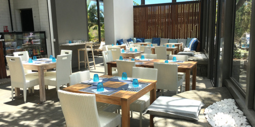 La Terrasse de L'Instant Gourmet, petits déjeuners & lunchs à Grand Baie