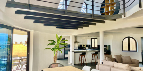 Intérieur des dômes d'Albion